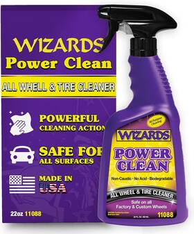 11088 Wizards Power Clean Wheel And Tire Cleaner - Non Caustic 22 Fl Oz Pack Of 1 11088 Wizards Power Clean Wheel And Tire Cleaner - Non Caustic 22 Fl Oz Pack Of 1