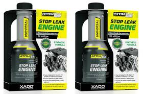 Xa-44813 Xado Pack Of 2 Oil Additive Stop Leak Engine Restore Seal Gaskets 250ml Atomex Xa-44813 Xado Pack Of 2 Oil Additive Stop Leak Engine Restore Seal Gaskets 250ml Atomex
