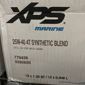 164085 Xps Marine Sae 25w-40 Synthetic Blend 4t Engine Oil 12 Quart Case