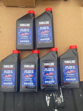 Lub-20w50-ap-12 Yamalube Genuine Sae 20w-50 4t Engine Oil 6 Quarts