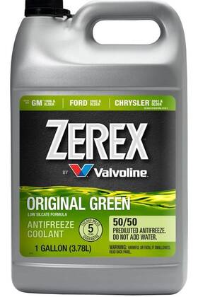 Zxru1-6 Zerex/valvoline Original Green Low Silicate 50/50 Prediluted Ready-to-use Zxru1-6 Zerex/valvoline Original Green Low Silicate 50/50 Prediluted Ready-to-use