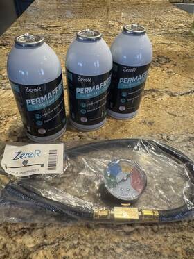 Zeror 811597030888 Permafrost Automotive Air Conditioning Performance Booster Kit