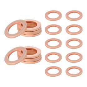 Zndaw-4998ll Zndaw 20 Pcs Oil Drain Plug Gasket 14mm Copper Crush Washer For 20pcs