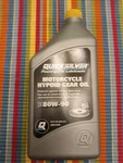 Quicksilver Motorcycle Hypoid Gear Oil 8M0128380 946ML/32 Fl Oz. Fixed Price $19.50.