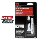 3M Rear View Mirror Adhesive 08752 - 0.02 Fl Oz Free Shipping. Fixed Price $10.44.