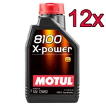 Case Of 12 Motul 8100 X-power Full Synthetic 10W-60 Engine Motor Oil 1L. Fixed Price $142.88.