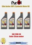 Purol 403301 Elite Series Synthetic Motor Oil Sae 20W-50 Qt Bottle Set Of. Fixed Price $73.55.