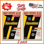 2 Pack Chevron Havoline High Mileage Synthetic Technology Motor Oil 5W-30, 6 Qt. Fixed Price $44.80.
