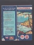 Chevron Supreme Gasoline Rpm Motor Oil California Points Of Interest Touring Map. Fixed Price $14.95.