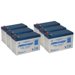 Power-sonic 12V, 7AH, Agm, F2 Replaces Johnlite 2922EB, 2933RL, 2996RL Pack. Fixed Price $109.99.