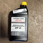 Genuine Mitsubishi Atf J3 Automatic Transmission Fluid MZ320286. Fixed Price $29.99.