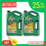 Quaker State 5W-30 Full Synthetic Motor Oil, Maximizes Horsepower, Quart. Fixed Price $41.99.