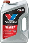 Valvoline Maxlife High Mileage Full Synthetic 5W-30 Motor Oil Quart. Fixed Price $44.99.