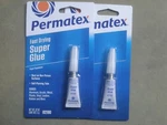 Permatex 82190 Super Glue Strong Adhesive Clear Fast Drying Qty Tubes. Fixed Price $8.99.