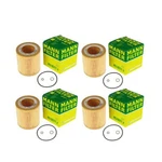 Mann Set Of 4 Oil Filters HU8011Z For Bmw E70 E82 E88 E89 E90 E92 F01 F07 F10. Fixed Price $42.95.