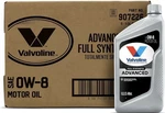 Valvoline 0W-8 Full Synthetic Motor Oil 6 Quart Case New. Fixed Price $35.00.