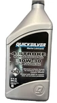 Quicksilver 4-STROKE Full-synthetic 10W-30 Marine Engine Oil, Quart. Fixed Price $17.98.