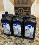 Mopar Maxpro 5W20 Sae Motor Oil For Jeep Dodge Chrysler Ram Case Of 6 Quarts. Fixed Price $71.99.