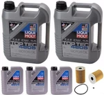 Oil Change Kit W/liqui Moly Top Tech 4605 5W-30 Full Sythetic + Mahle Filter. Fixed Price $204.98.