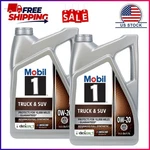 Pack, Mobil 1 Truck & Suv Full Synthetic Motor Oil 0W-20, 5 Quart. Fixed Price $47.50.