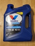 Valvoline Premium Blue Heavy Duty 15W40 Oil. Fixed Price $17.99.