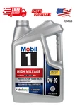 Mobil 1 High Mileage Full Synthetic Motor Oil 0W-20, 5 Quart. Fixed Price $23.97.