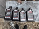 Oem Toyota Transmission Fluid Oil 00279-CVTFE-01 4QTS. Fixed Price $87.00.