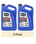 (2 Pack) Super Tech High Mileage Full Synthetic Sae 5W-30 Motor Oil, Quarts. Fixed Price $60.00.