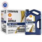 Shell Rotella T6 Full Synthetic 10W-30 Diesel Engine Oil Gallon Pack. Fixed Price $93.99.