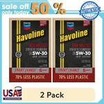 (2 Pack) Chevron Havoline High Mileage Synthetic Technology Motor Oil 5W-30, 6QT. Fixed Price $42.01.