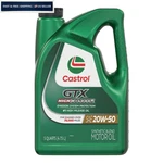 Castrol Gtx High Mileage 20W-50 Synthetic Blend Motor Oil, Quarts, Amber. Fixed Price $42.69.