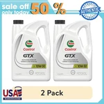(2 Pack) Castrol Gtx 10W-30 Conventional Motor Oil, 5 Quarts. Fixed Price $39.84.