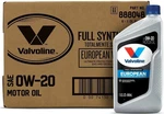 Valvoline European Full Synthetic 0W-20 Motor Oil, Case Of 6 1 Quart Bottles. Fixed Price $72.76.