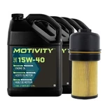 Motivity 15W40 Oil Change Kit Ford 6.0/6.4L Powerstroke 2003-2010 -4 Gallons. Fixed Price $124.99.