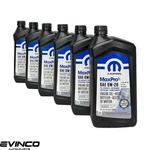 Mopar 0W20 Full Synthetic Motor Oil Case Of 6 Quarts. Fixed Price $65.81.