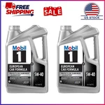2 Pack, Mobil 1 Fs European Car Formula Full Synthetic Motor Oil 5W-40, Quart. Fixed Price $51.50.