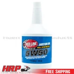 Red Line 11604 5W50 Synthetic Motor Oil - 12 Pack. Fixed Price $203.64.