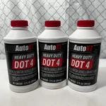 3 Pack Synthetic Brake Fluid Dot 4 Heavy Duty (12 Fl. Oz Each) Auto Xt Made Usa. Fixed Price $20.00.