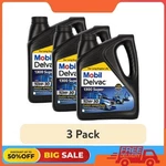 (3 Pack) Mobil Delvac 1300 Super Heavy Duty Premium Synthetic Blend Diesel Gal. Fixed Price $43.20.