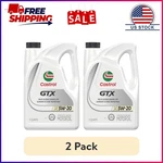 (2 Pack) Castrol Gtx 5W-20 Synthetic Blend Motor Oil, Quarts. Fixed Price $39.57.