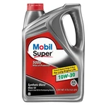 Mobil Gallon (5Q) Synthetic Blend Motor Oil 10W-30. Fixed Price $25.00.