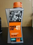 Ktm/motorex Power 4T Sae 10W/50 Full Synthetic Motoroil (1.0L) - U6920032. Fixed Price $25.00.