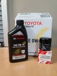 Genuine Toyota 0W16 Motor Oil 5 Quarts Filter Change RAV4 Camry. Fixed Price $47.49.