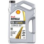 Shell Rotella T5 Synthetic Blend 10W-30 Diesel Engine 1-PACK, Amber/brown. Fixed Price $49.37.