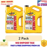 (2 Pack) Pennzoil Platinum High Mileage Full Synthetic 5W-30 Motor Oil, Quart. Fixed Price $85.12.
