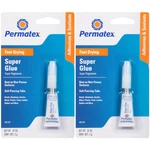 Permatex 82190 Super Glue Set Strong Adhesive Clear Fast Drying 4GRAM (2X2G). Fixed Price $7.95.