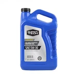 Super Tech All Mileage Synthetic Blend Motor Oil Sae 5W-30, Quarts. Fixed Price $14.90.
