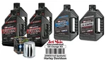 Complete 3 Hole Oil Change Kit For V-twin 20W50 Full Synthetic Harley Davidson. Fixed Price $89.15.