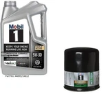 MOBIL1 M1-103A Engine Oil Filter & Quarts 5W30 Full Synthetic Motor. Fixed Price $163.09.