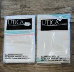 Vintage Utica Jp Stevens Two Standard Pillows 2 Pack 4 Cases Total Pastel. Fixed Price $24.00.